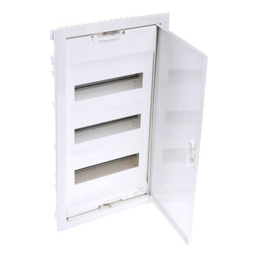 Legrand Rozdzielnica plastikowa podtynkowa RWN 3x12 IP40 N+PE 555x330x87mm 36M /Kolor biały, drzwi metalowe/ Biały 602433