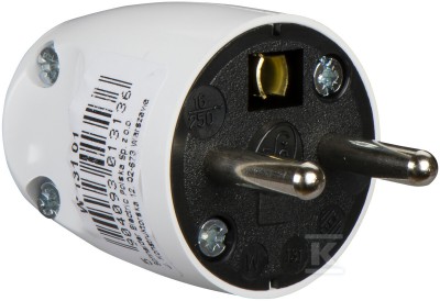 Schneider Wtyczka 2P+PE, proste wyprowadzenie przewodu 16A W13101
