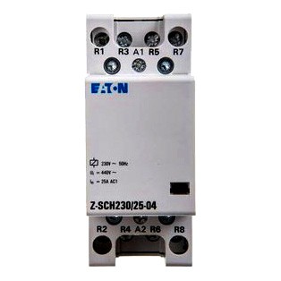 Eaton 248848 Stycznik modułowy Z-SCH230/25-04 25A 4R 2M 230V AC 4015082488482