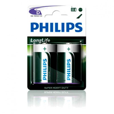 PHILIPS BATERIE R20LL LONGLIFE F2 R20L2F/10 Signify