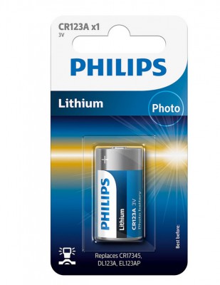 Bateria litowa do aparatów fotograficznych CR123A 3V Signify