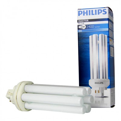 Philips PL-T 32W 840 4P (MASTER) | Zimna Biel - 4-Piny 8711500611314 Signify