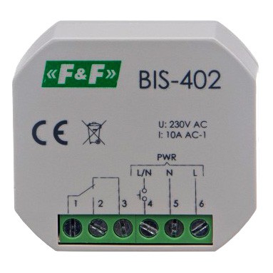 F-And-F BIS-402 Przekaźnik bistabilny BIS-402 5908312594062