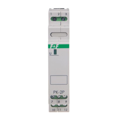 Przekaźnik elektromagnetyczny 2x 8A 24V AC/DC na szynę TH35 F&F
