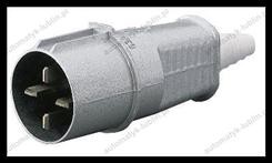Wtyczka siłowa metalowa 32A na 4 bolce płaskie styki IP44 500V 3141-326 TAREL