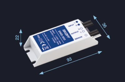 Elektroniczny wyłącznik dotykowy EWD-300 EL-300-W-N-1-PL-PL-01 SKOFF