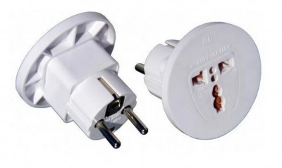 Adapter wtyczki Polsko-Angielski 220-110V ELGOTECH
