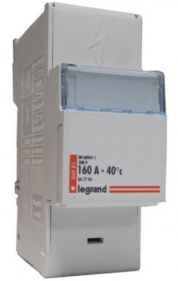 Modułowy blok rozdzielczy 1M 2P 160A 1x50mm² / 3x25mm² 2x16mm² 7x10mm² Legrand