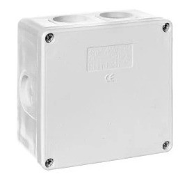 Puszka odgałęźna 5-torowa 4mm² IP44 z 4 dławicami TAREL