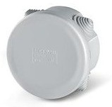 Puszka natynkowa hermetyczna IP55 bezhalogenowa z dławicami 80x80x40mm Szary 680.002 Scame