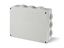 Puszka natynkowa hermetyczna IP55 bezhalogenowa z dławicami 150x110x70mm Szary 685.006 Scame