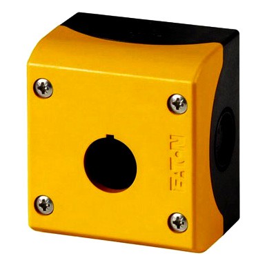 Eaton 216536 Obudowa kasety 1-otworowa natynkowa M22-IY1 22mm żółta IP67 Żółty 4015082165369