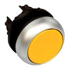 Eaton 216598 Napęd przycisku z samopowrotem okrągły płaski M22-D-Y /Kolor żółty/ Żółty 4015082165987