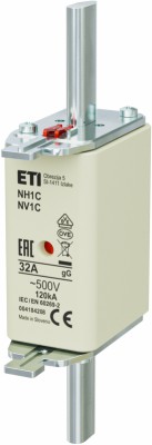 Wkładka topikowa NH1C gG 32A 500V 32A-500V Eti