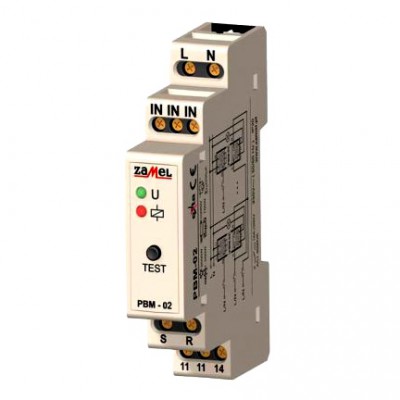 PRZEKAŹNIK BISTABILNY 230V AC TYP: PBM-02 EXT10000063 ZAMEL (EXT10000063) Zamel