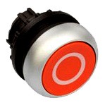 Eaton 216605 Napęd przycisku z samopowrotem okrągły płaski M22-D-R-X0 /Kolor czerwony/ Czerwony 4015082166052