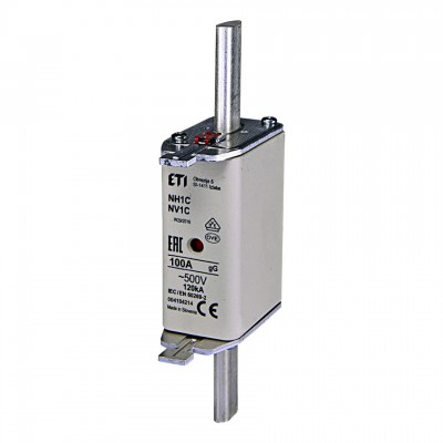 Wkładka topikowa NH1C gG 100A 500V 100A-500V Eti