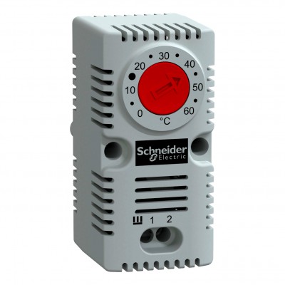 Schneider NSYCCOTHC Pojedyńczy termostat ClimaSys CC NSYCCOTHC 0-60st.C 1R 30W DC, 15A 120V AC, 10A 250V AC CZERWONY 3606480152498