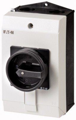 Łącznik krzywkowy w obudowie P1-25/I2/SVB-SW/HI11 25A 5P 0-1 1Z 1R IP65 Eaton