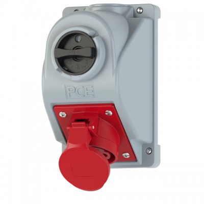 Pce Gniazdo stałe z wyłącznikiem 0-1 32/5 400V IP44 96062540W