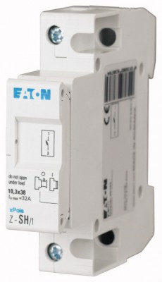 Rozłącznik bezpiecznikowy 10x38 1P 32A 400V AC Z-SH/1 Eaton