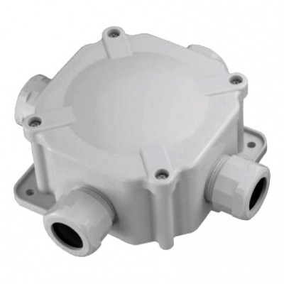 Puszka natynkowa hermetyczna PH PG21 zacisk 5x6mm² IP67 /97x97x47mm/ Szary Pawbol