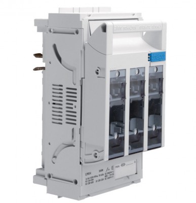 Rozłącznik bezpiecznikowy 160A 690V AC 3P NH00 zaciski klatkowe 95mm² lub  na szynach zbiorczych 40mm HAGER