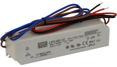 Zasilacz LED 60W 5A 90-264V AC  127-370V DC 12V 60W-12V Pulsar