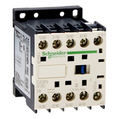 Miniaturowy stycznik mocy CA3KN31BD 10A 3Z 1R  24V DC Schneider