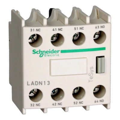 Schneider LADN13 Blok styków pomocniczych LADN13 1NO+3NC /Montaż czołowy/ 3389110383928