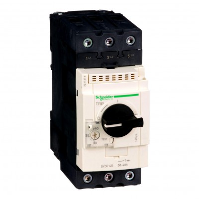Schneider Wyłącznik silnikowy termomagnetyczny GV3P40 30A-40A 3M 100KA 415V AC
