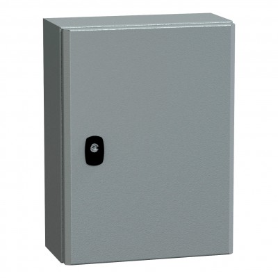 Schneider Obudowa metalowa S3D NSYS3D4315P 400x300x150 + płyta montażowa IP66 /Kolor szary/ Szary