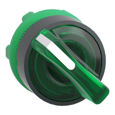 Główka przełącznika stabilnego 2-pozycyjnego LED plastikowa /Zielony/ Schneider