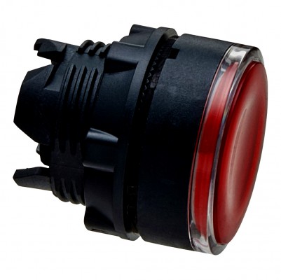 Schneider Głowica przycisku podświetlanego LED z samopowrotem ZB5AW343 IP66 /Kolor czerwony/ Czerwony