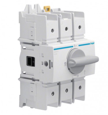 Modułowy rozłącznik izolacyjny obrotowy 125A 3P 400V AC HAGER