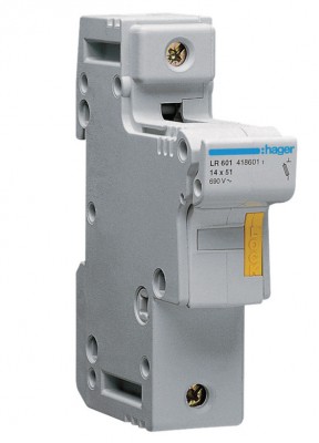 Modułowa podstawa bezpiecznikowa 50A 690V AC 1P /14x51mm/ HAGER