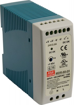 Zasilacz na szyne DIN 60W 2,5A 85-264V AC  120-370V DC 24V 60W-24V Pulsar