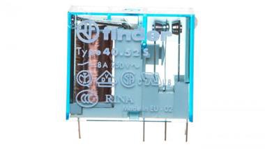 Przekaźnik miniaturowy Typ 40.52 8A 24V DC 2P do gniazd serii 95 i obwodów drukowanych Finder