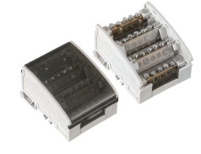 Listwa łączeniowa 4x 7 zacisków 100A 500V 100A/4x7 Pawbol