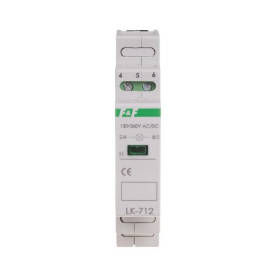 Lampka sygnalizacyjna LK-712R 10-30V ACDC Czerwony LK-712R-10-30V F&F
