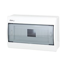 Rozdzielnica plastikowa natynkowa 12 modułów N+PE IP40 /Drzwi dymne/ ELEKTRO PLAST OPATÓWEK