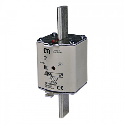 Wkładka topikowa NH2 gG 355A 500V Eti