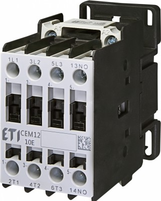Stycznik silnikowy CEM12.10-230V-5060Hz 12A 230V AC 5,5kW 3P 1Z 004643123 Eti