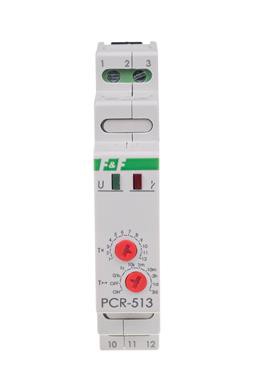 Przekaźnik czasowy rewersyjny 10A 1P 12-264V AC/DC PCR-513 UNI F&F