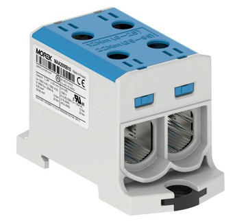 Złączka szynowa przelotowa 2xAl/Cu 6-95mm² /Niebieska/ Simet