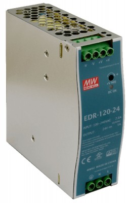 Zasilacz na szyne DIN 120W 5A 90-264V AC  127-370V DC 24V 120W-24V Pulsar