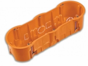 Puszka do pustych ścian potrójna głęboka 60mm A.0041PG Pawbol