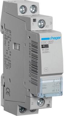 Stycznik modułowy 25A 1Z+1R 1M 230V AC ESC227 HAGER