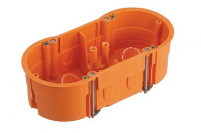 Puszka do pustych ścian podwójna głęboka 60mm A.0010P Pawbol
