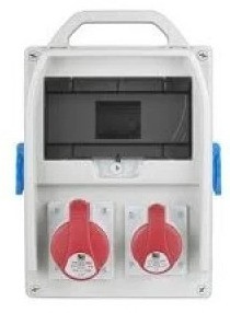 Rozdzielnica R-BOX IP44 9S 1x165, 1x325, 2x230V B.18.300-7 Pawbol